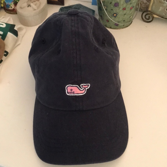 Vineyard Vines Accessories - Vineyard Vines Whale Logo Baseball Hat (Navy)
